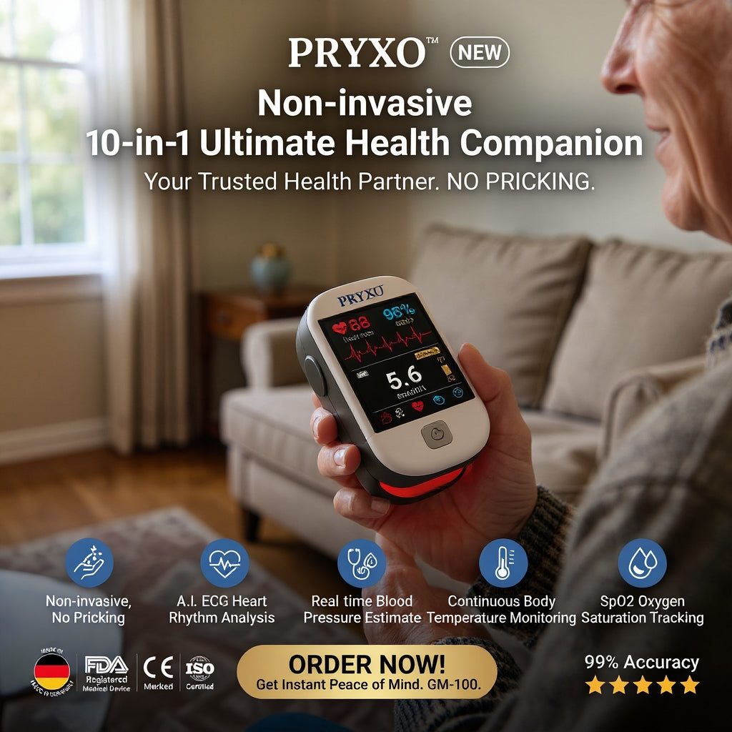 Pryxo™ second generation 10-in-1 smart blood medical instrument