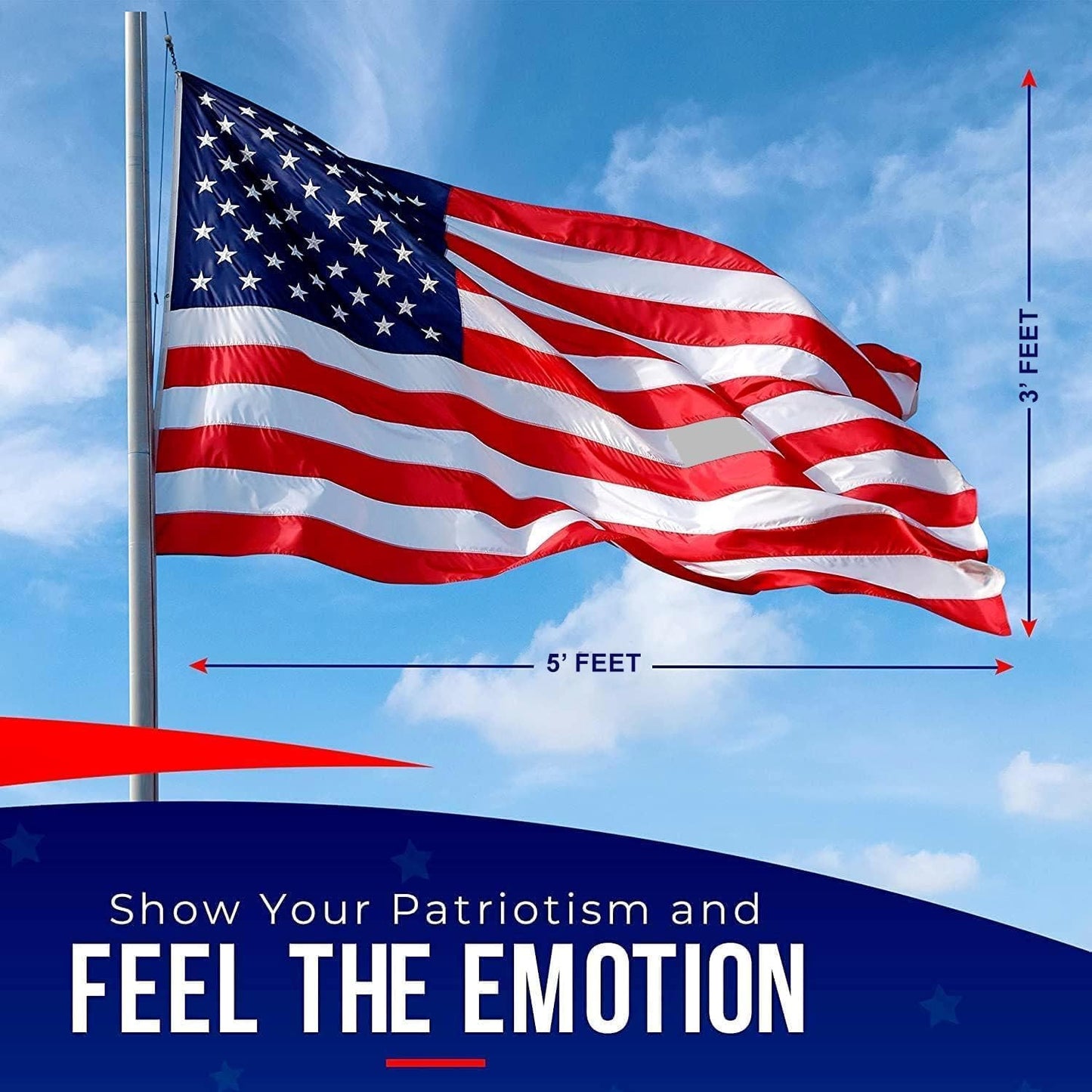 🔥Last Day 49% OFF-2026 Best Embroidered Stars American Flags