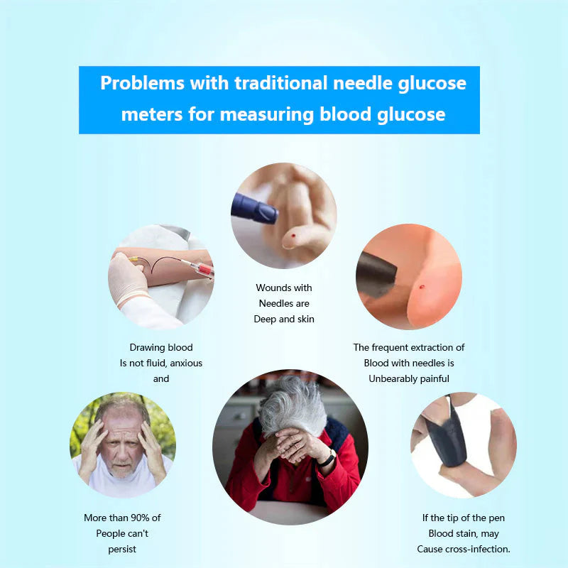 🔥Final 3 Hours : Only Limited Stock Left🏆Aurora Tech™ Non-Invasive Blood Glucose Meter 99.9% Accuracy （Mayo Clinic Recommended）