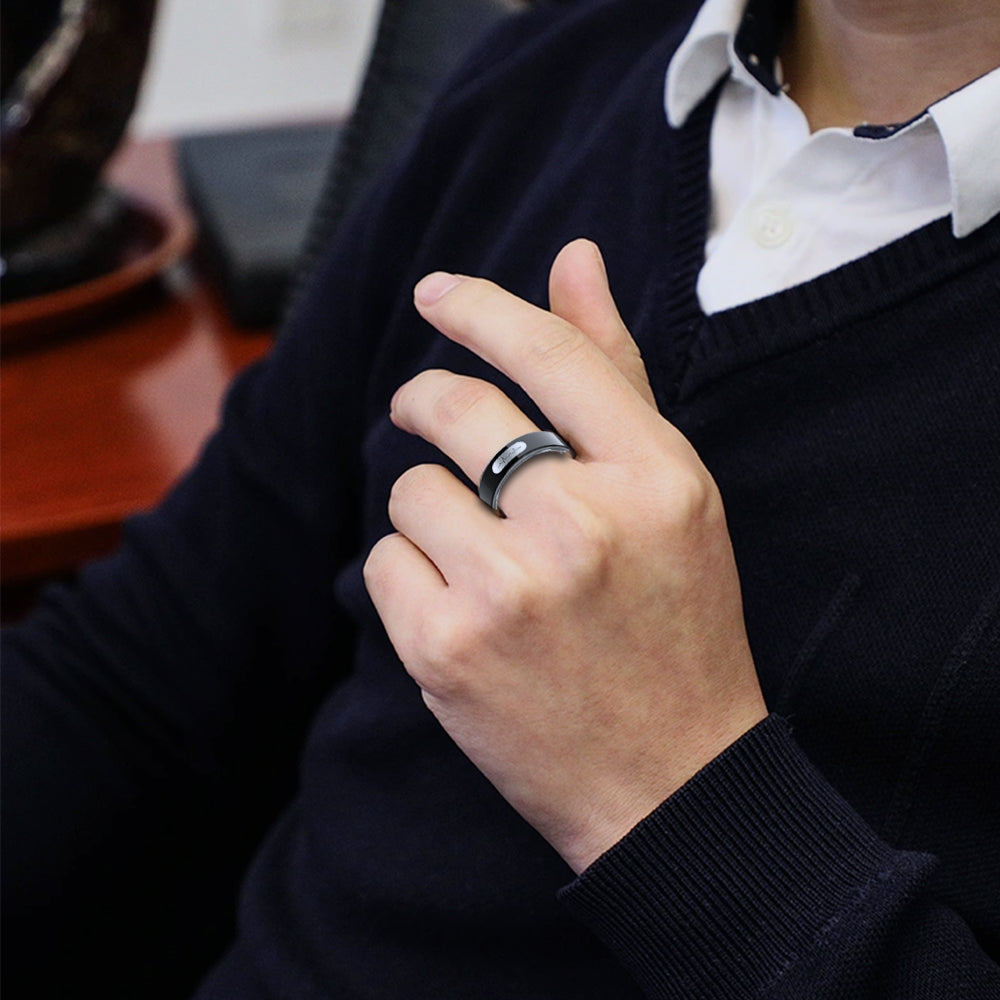 Linerau R08 Blood Glucose ECG/EKG Blood Pressure Monitoring AI Health Analysis Smart Ring