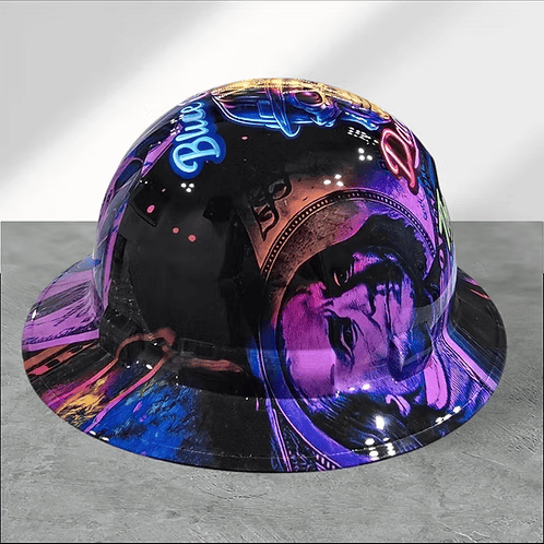 🔥Father‘s Day 50% OFF 👷‍♂️ Blue Collar Daddy Hydro-Dipped Hard Hat