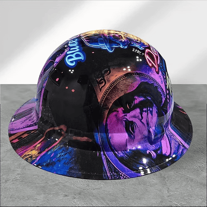 🔥Father‘s Day 50% OFF 👷‍♂️ Blue Collar Daddy Hydro-Dipped Hard Hat