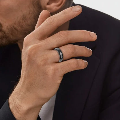Linerau R08 Blood Glucose ECG/EKG Blood Pressure Monitoring AI Health Analysis Smart Ring