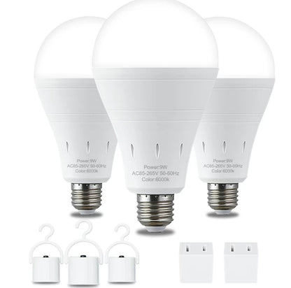 3-Pack / 6-Pack Rechargeable Emergency Light Bulbs 💡