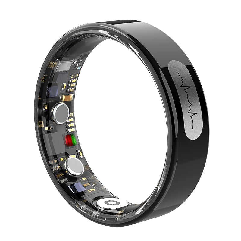 Linerau R08 Blood Glucose ECG/EKG Blood Pressure Monitoring AI Health Analysis Smart Ring