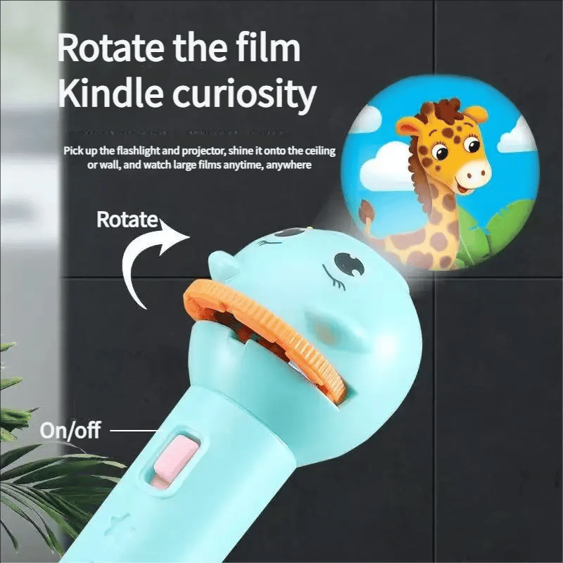 3 Slide Films Projection Torch Light Toy ----24 random patterns
