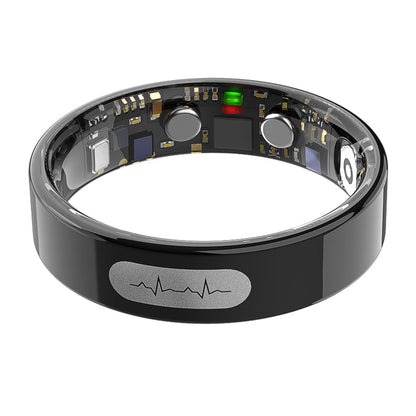 Linerau R08 Blood Glucose ECG/EKG Blood Pressure Monitoring AI Health Analysis Smart Ring