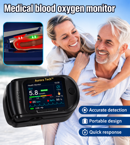 💥Aurora Tech™ Non-Invasive AI Blood Sugar Analyzer | High-Precision 99.9% Accuracy | TGA Certified