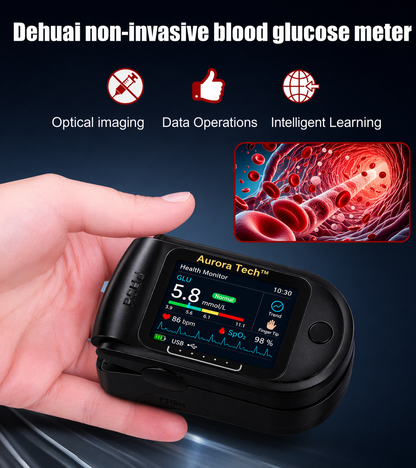 💥Aurora Tech™ Non-Invasive AI Blood Sugar Analyzer | High-Precision 99.9% Accuracy | TGA Certified