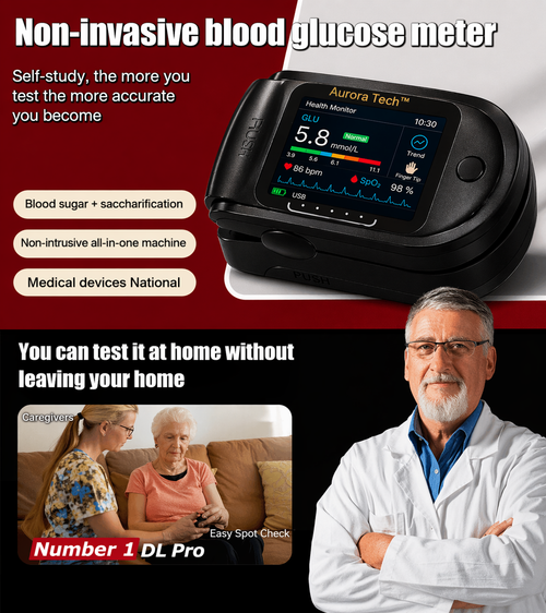 💥Aurora Tech™ Non-Invasive AI Blood Sugar Analyzer | High-Precision 99.9% Accuracy | TGA Certified