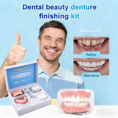 Custom-Fit Instant Smile Dentures – Natural Looking Comfort Fit