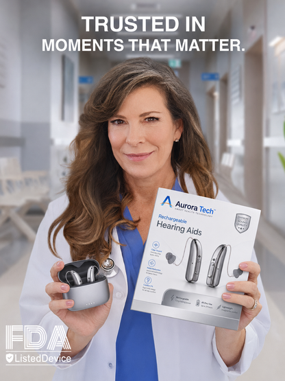 Aurora Tech™ Smart Sound Support – Hear Clearly Again | 60% OFF