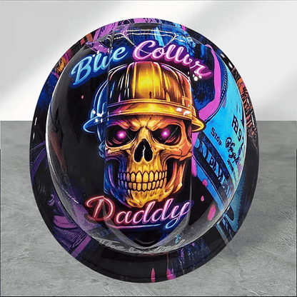 🔥Father‘s Day 50% OFF 👷‍♂️ Blue Collar Daddy Hydro-Dipped Hard Hat