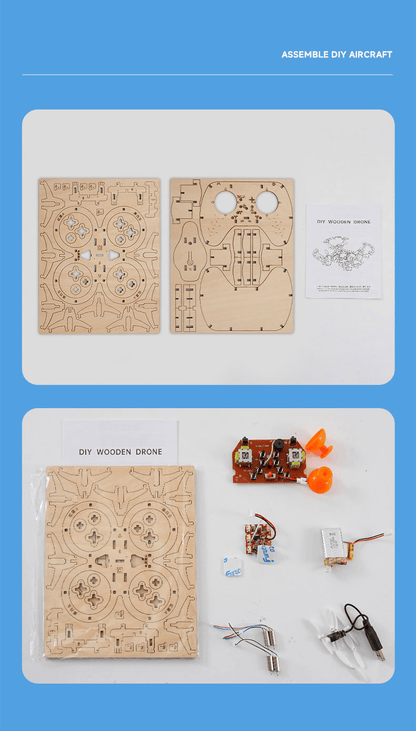 DIY Remote Controlled Drone Educational diy Kit
